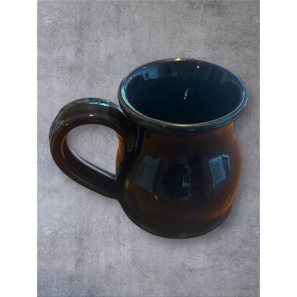 Brewery Gulch Inn Mendocino California Hand Thrown Brown Glazed Coffee Mug 2016 - Picture 3 of 5